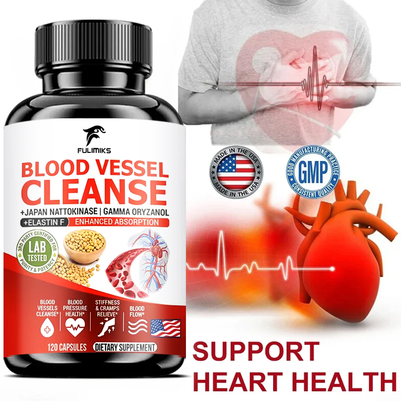 프리미엄 혈관 청소 알약, 일본 나토키나제, 감마 오리 - Health Wellness Usa 리뷰 및 가격