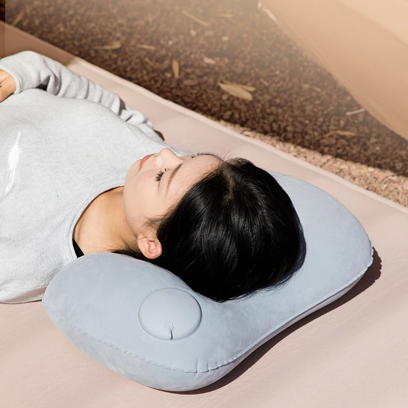 초경량 휴대용 캠핑 베개, 여행 하이킹 에어 수면 베개 - Neck Traction Pillow 리뷰 및 가격