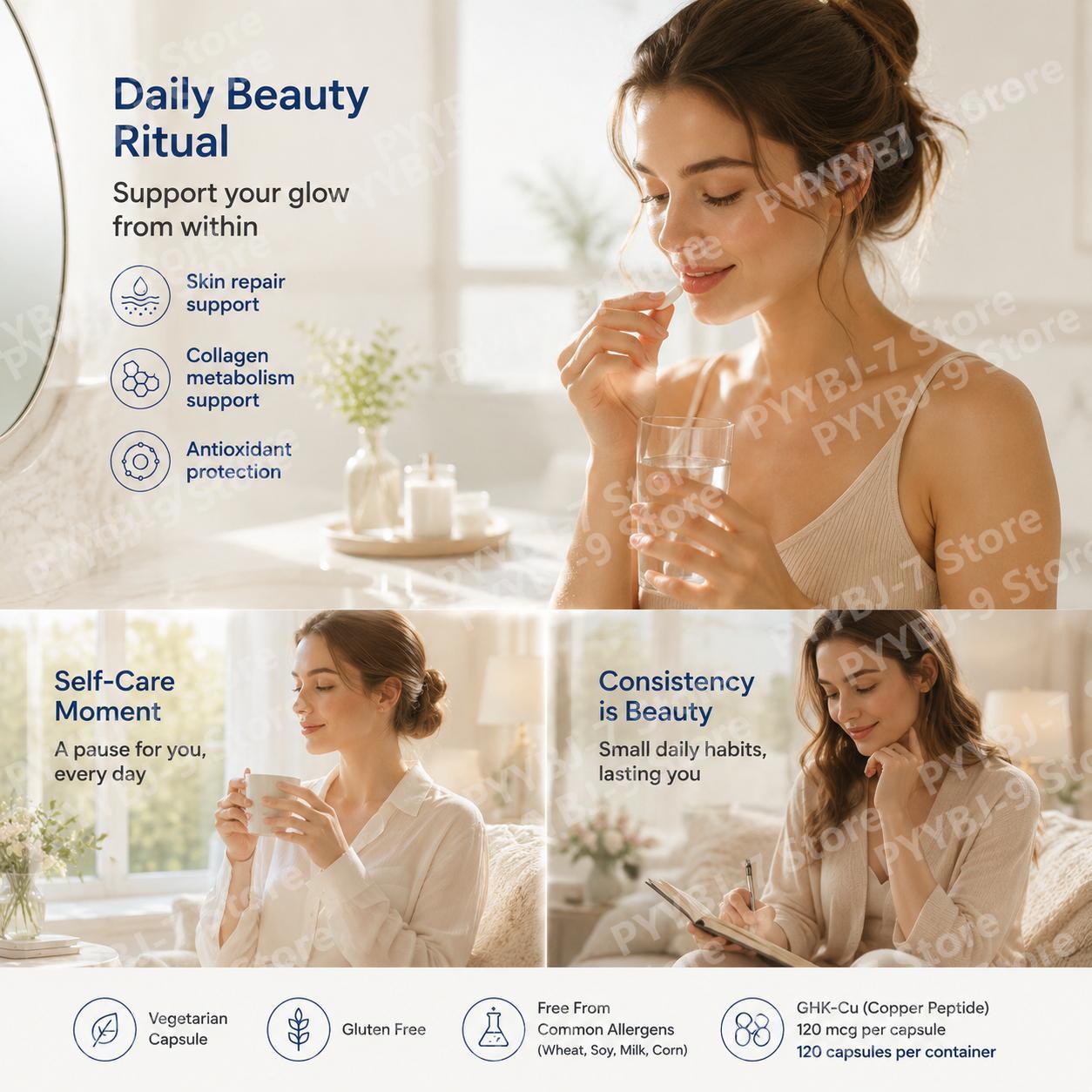 GHK-Cu 구리 펩타이드 보충제 캡슐 (피부 건강 지 - Health Wellness Usa 리뷰 및 가격