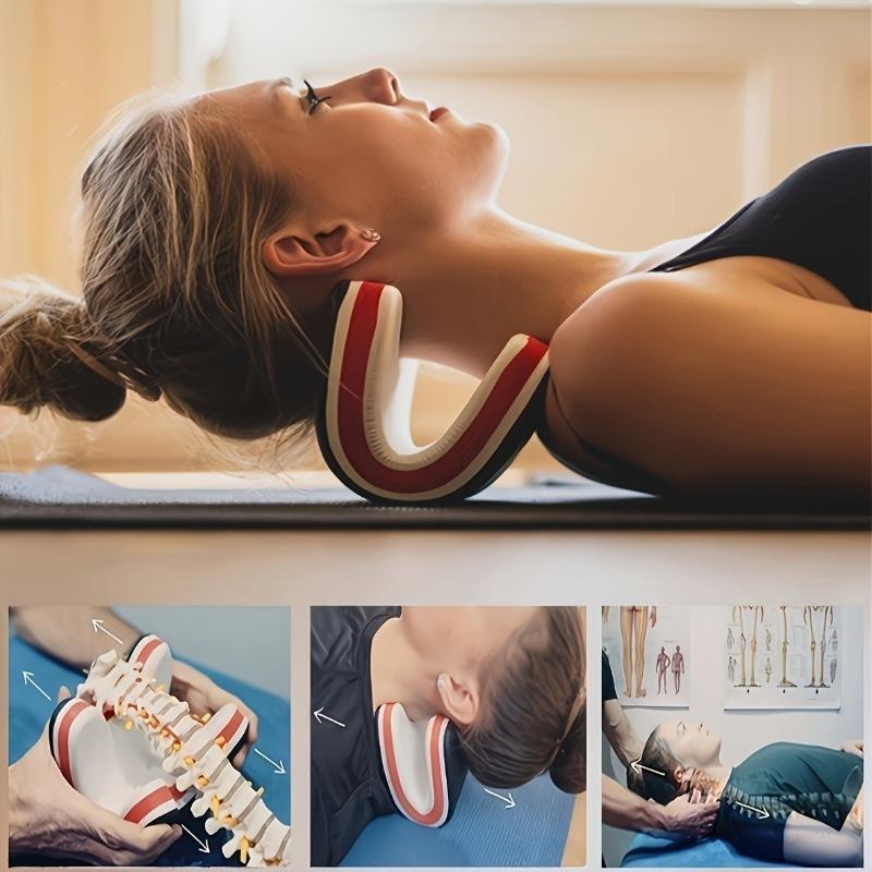 1개 휴대용 경추 마사지 베개 목 장치 목 스트레칭 기 - Neck Traction Pillow 리뷰 및 가격