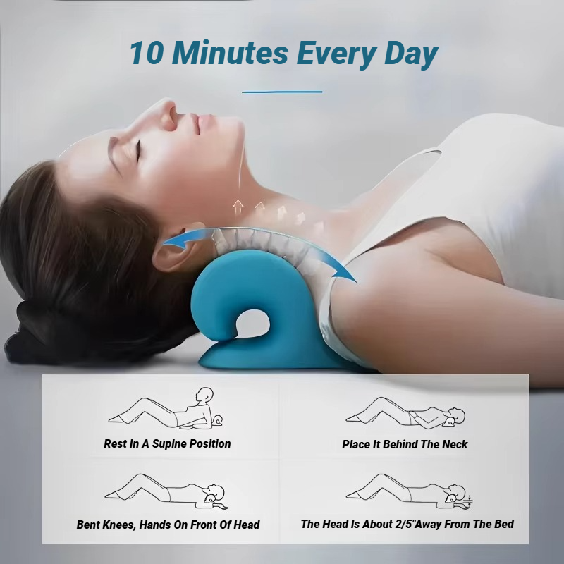 목 어깨 스트레처 릴랙서 경추 스트레칭 근육 이완 트랙 - Neck Traction Pillow 리뷰 및 가격